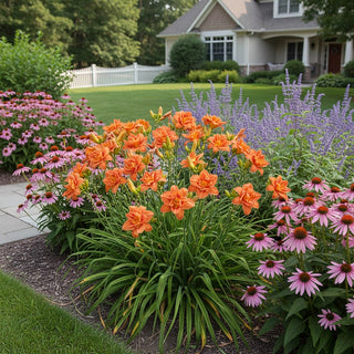 Dwarf Double Persimmon Daylily