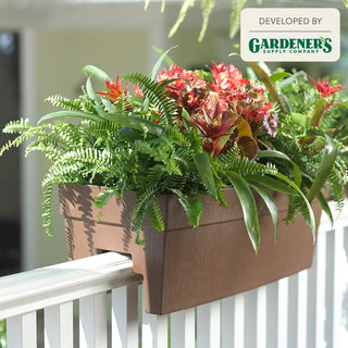 Self-Watering Railing Planter