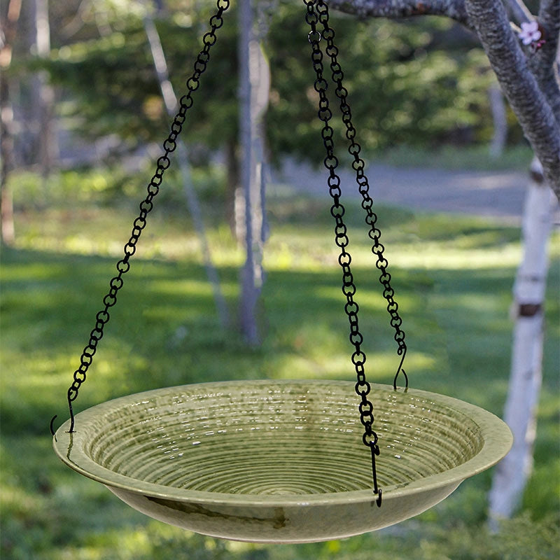 Versatile Ceramic Birdbath