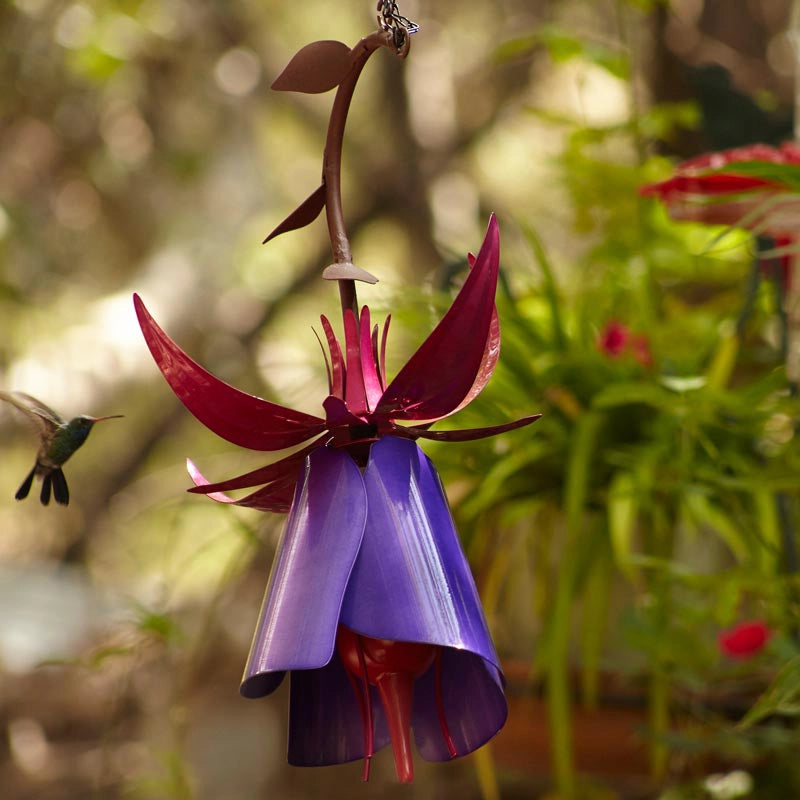 Fuchsia Hummingbird Feeder