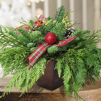 Fresh Yuletide Centerpiece