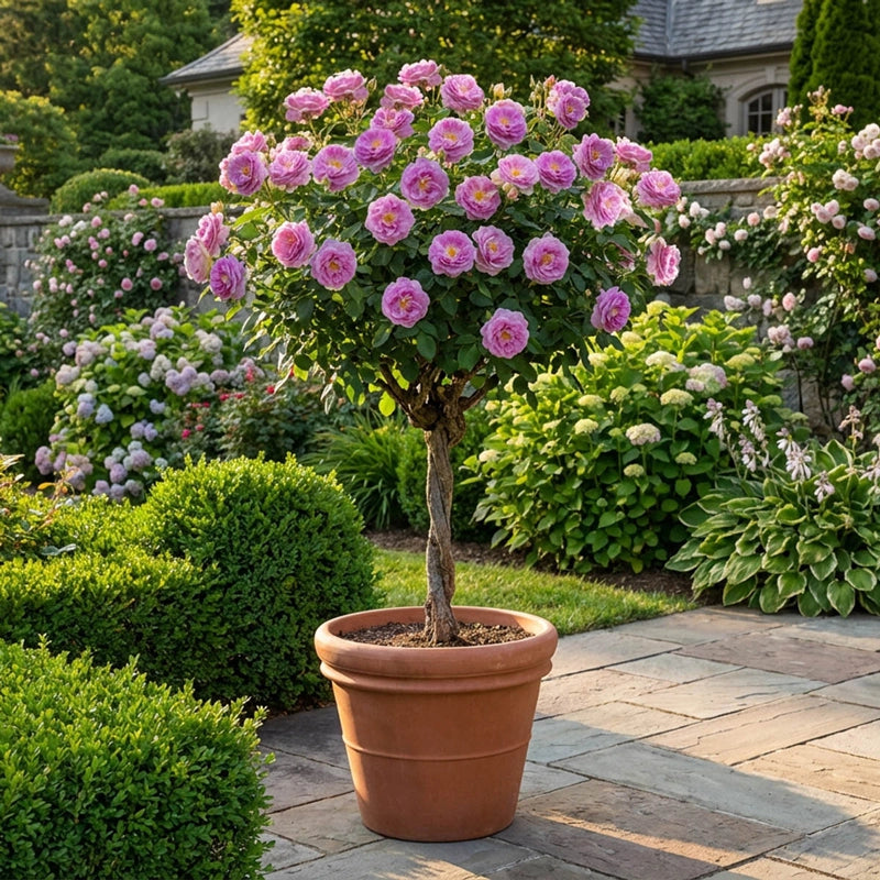 plant a seed plant a flower plant a rose Arctic Blue™ Tree Rose